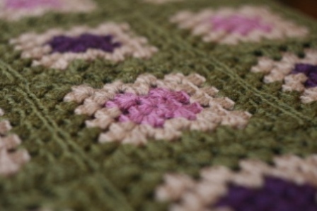 Crochet for Knitters - Granny Square Blanket - v e r y p i n k